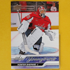 2023-24 Upper Deck Series 2 Hunter Shepard #491 RC SP Young Guns Capitals